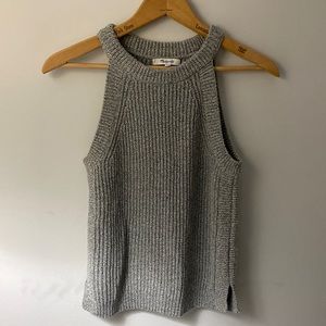 Madewell Ribbed Grey Sweater